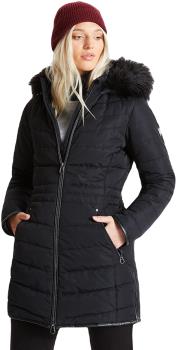 Dare 2b Striking Womens Snowboard/Ski Jacket UK 10 Black/Black Fur