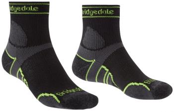 Bridgedale Trail Run Lightweight T2 Merino Running Socks, XL Black