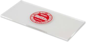 Butta Clear Plastic Snowboard Wax Scraper, Small Clear