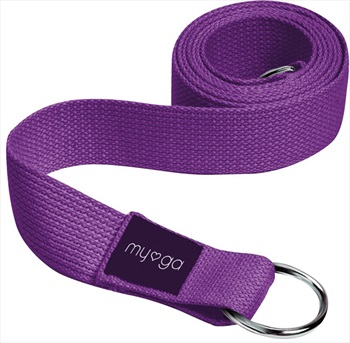 Myga Back To Basics 2-in-1 Yoga/Pilates Belt & Sling, Plum