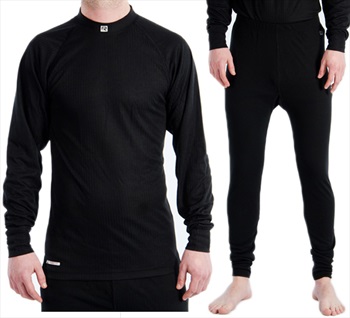 Rucanor Montana Thermal Underwear Set Men's S | Wms 12 Black