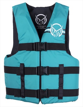 HO Sports Universal Watersports Buoyancy Aid Vest, L-XL Blue Aqua