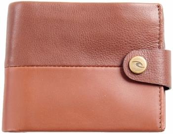 Ripcurl Snap Clip RFID 2-in-1 Leather Wallet, One Size Brown