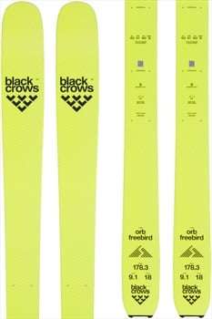 Black Crows Orb Freebird Skis 184cm, Yellow, Ski Only, 2022