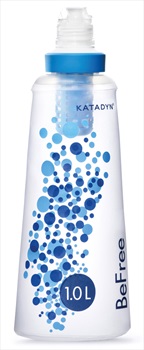 Katadyn BeFree 1L Water Filtration Bottle, 1L Clear Blue