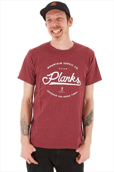 Planks Mountain Supply Co. Tee T Shirt, M Wino