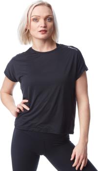 Craft Eaze Short Sleeve Ringer Women's Quick Dry T-Shirt, XS Black