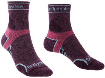 Bridgedale Trail Run Lightweight T2 Women's Merino Socks L Damson