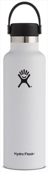 Hydro Flask 21oz Standard Mouth With Flex Cap Water Bottle, White