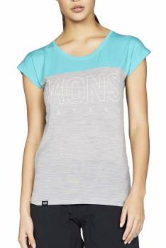 Mons Royale Phoenix Cap Women's Merino Wool T-Shirt, M Tropicana