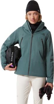 The North Face Lenado Women's Ski/Snowboard Jacket, M Balsam Green