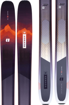 Armada Adult Unisex Tracer 118 Skis 188cm, Black/Orange, Ski Only, 2022