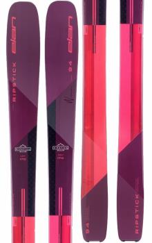 Elan RipStick 94W Ski Only Women's Skis, 178cm Purple/Coral 2022