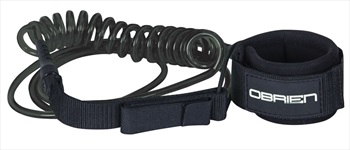 O'Brien Coiled Leash For SUP, 10 Ft Black