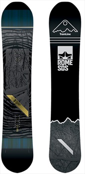 Rome Mountain Division Hybrid Camber Snowboard, 155cm 2020