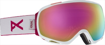 Anon Tempest Sonar Pink Women's Ski/Snowboard Goggles, M/L White