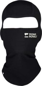 Mons Royale Adult Unisex B3 Balaclava Merino Balaclava, L/Xl All Black
