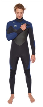 Body Glove Siroko 3/2 Slant Zip Full Surfing Wetsuit, MT Black Blue