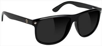 Glassy Sunhaters Cole Premium Black Polarized Sunglasses, Black