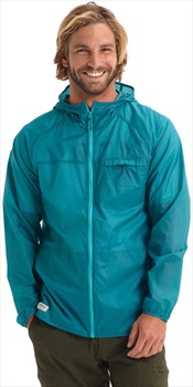 Burton Portal Lite Waterproof Rain Jacket, M Green/Blue Slate