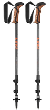 Leki Khumbu Lite AS Adjustable Trekking Poles, 100-135cm Black/Red
