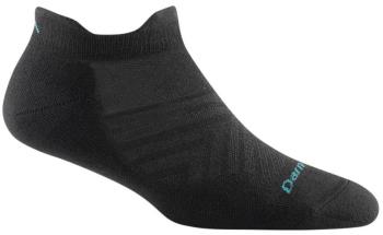 Darn Tough Womens Vertex No-Show Tab Women's Running Socks, L Black