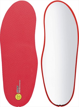 Sidas Winter Custom Ski Boot Insoles, XS Red