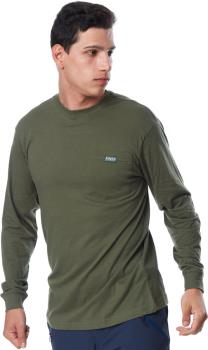 Filson Ranger Solid Pocket Long Sleeve T-Shirt, S Service Green