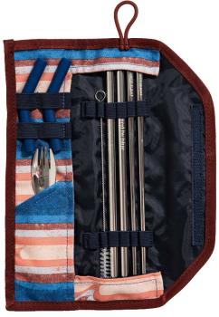 United By Blue Utensil Kit Eco-Friendly Travel Cutlery Set Pink