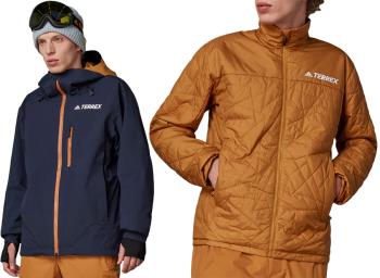 Adidas Terrex Resort 3 In 1 Ski/Snowboard Insulated Jacket, L Ink