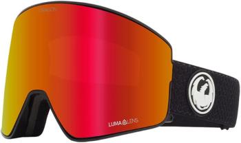 Dragon PXV2 LumaLens Red Ion Snowboard/Ski Goggles, M/L Split