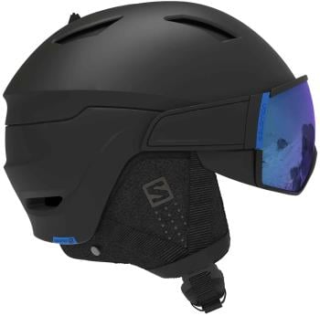 Salomon Driver Ski/Snowboard Visor Helmet, S, All Black