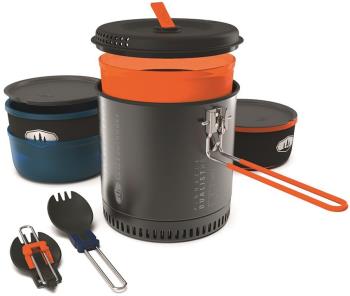 GSI Outdoors Pinnacle Dualist HS Compact Camping Cookware Set, 1.8L