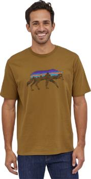 Patagonia Back For Good Organic Men's T-Shirt, XL Mulch Brown Wolf