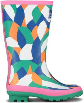 Muddy Puddles Puddlestomper Kids Wellies, Jnr 10 Multi Abstract