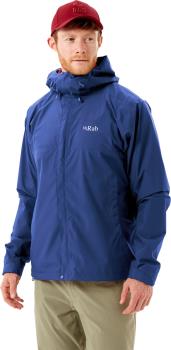 Rab Downpour Eco Waterproof Jacket, S Nightfall Blue