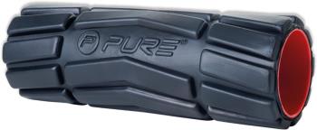 Pure 2 Improve Pattern Groove Firm Massage Roller, 36x14cm Black