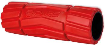 Pure 2 Improve Pattern Groove Medium Massage Roller, 36x14cm Red