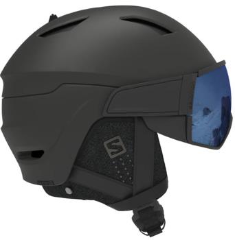 Salomon Driver CA Sky Blue Ski/Snowboard Visor Helmet, M Black/Univ