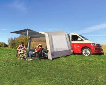 Summer Line Alize Air Inflatable Drive-Away Campervan Awning, Grey