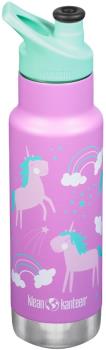 Klean Kanteen Insulated Kid Classic Water Bottle, 355ml Unicorns