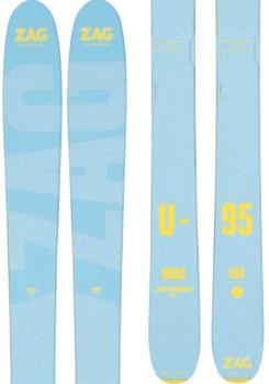 ZAG Ubac 95L Ski Only Women's Skis, 164cm Yellow/Blue 2022