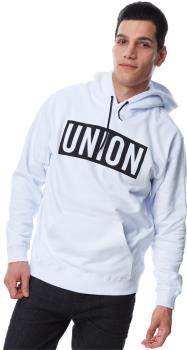 Union Team Men's Cotton Pullover Hoodie, M White