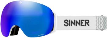 Sinner Avon OTG Blue Sintrast Ski/Snowboard Goggles M Matte White