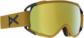 Anon Circuit Sonar Bronze Ski/Snowboard Goggles, L Mustard