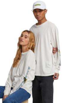 Analog Adult Unisex Blackthorn Long Sleeve T-Shirt, S Stout White
