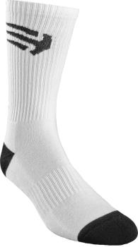 Etnies Joslin Skate/Crew Socks, One Size White/Black