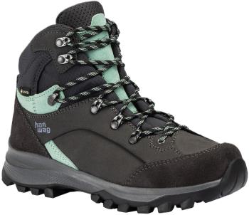Hanwag Alta Bunion II Lady GTX Hiking Boots UK 4 Asphalt/Mint