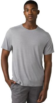 Prana Prospect Heights Short Sleeve T-Shirt, M Grey