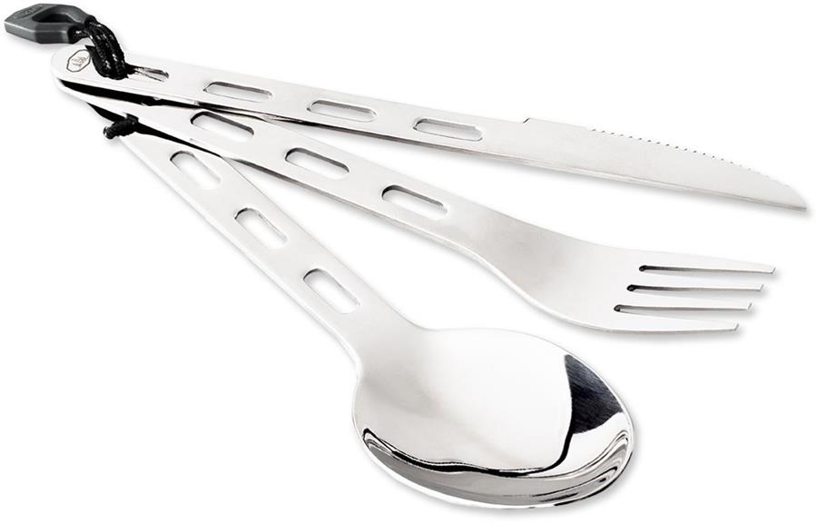GSI Outdoors Glacier Stainless Ring Cutlery Set Camping Utensils